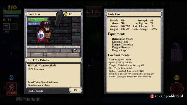 rogue legacy lady lisa