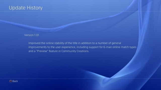 playstation update