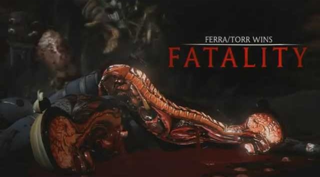 mortal kombat x fatality screen