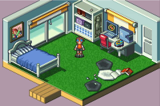 MegaMan Battle Network 4 Lans room