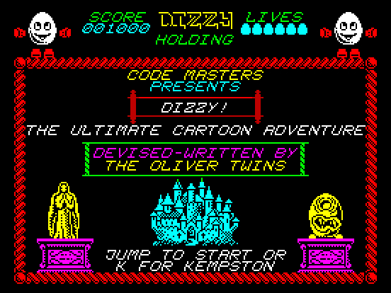 zx Dizzy The Ultimate Cartoon Adventure 1987 Codemasters