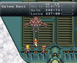 Chrono Trigger Golem Boss