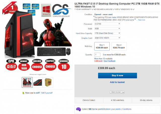 eBay Gaming PC