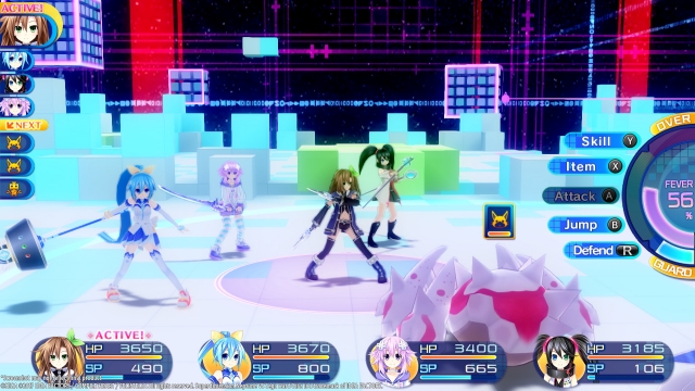 superdimension neptune vs sega hard girls screenshot 2