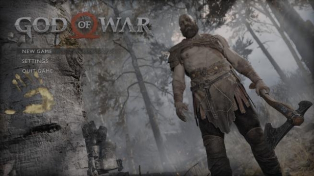 God of War TItle Screen