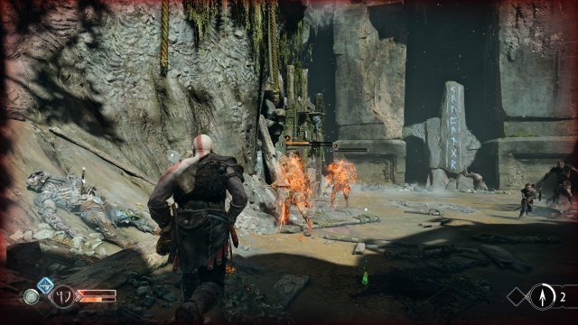 God of War Executes Burning