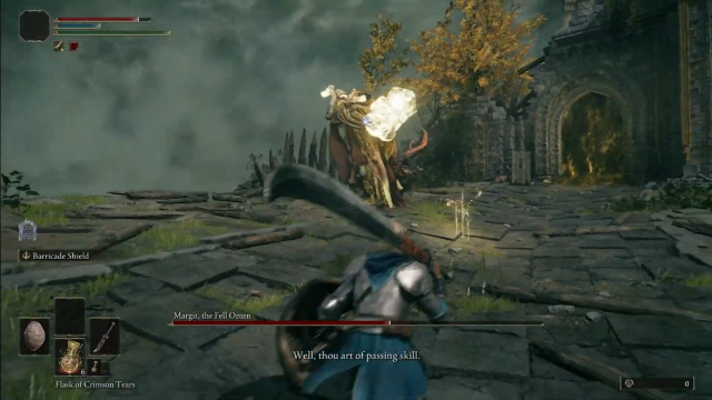 Elden Ring Margit The Fell Omen Boss Fight 1 34 screenshot