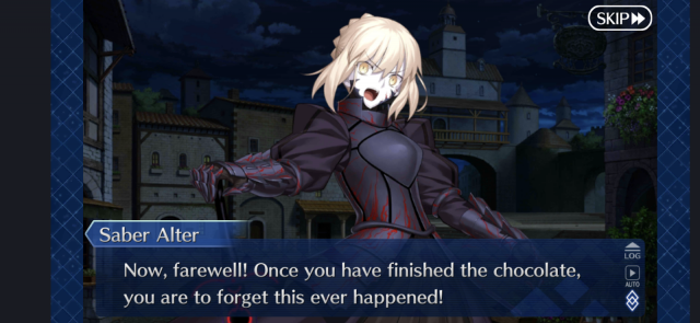 crown saber morgan alter text