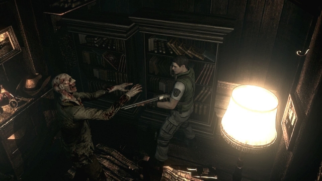 resident evil remake ChrisandZombie