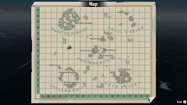 Dredge Map