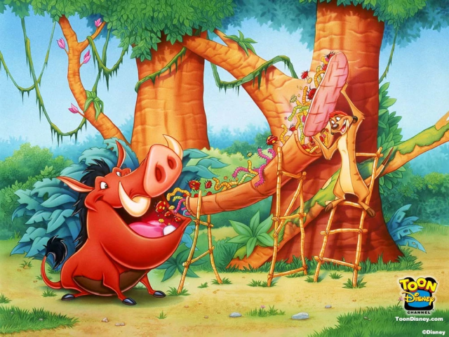 Timon and Pumbaa