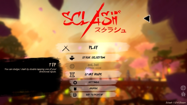 Sclash mainmenu