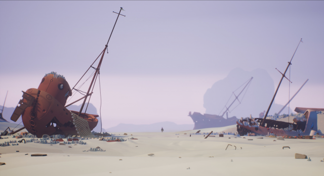 Jusant Review Screenshot 1 Desert Ocean