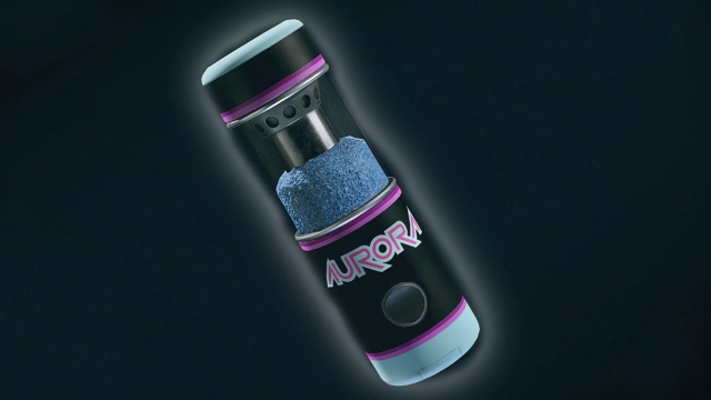 starfield screenshot showing a glowing bottle of aurora