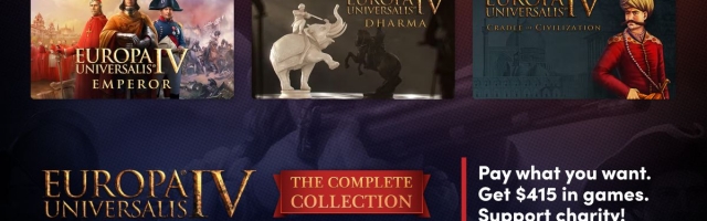 Humble Bundle's Pay What You Want "Europa Universalis IV The Complete Collection" Bundle