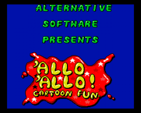 Allo 'Allo! Cartoon Fun! Box Art