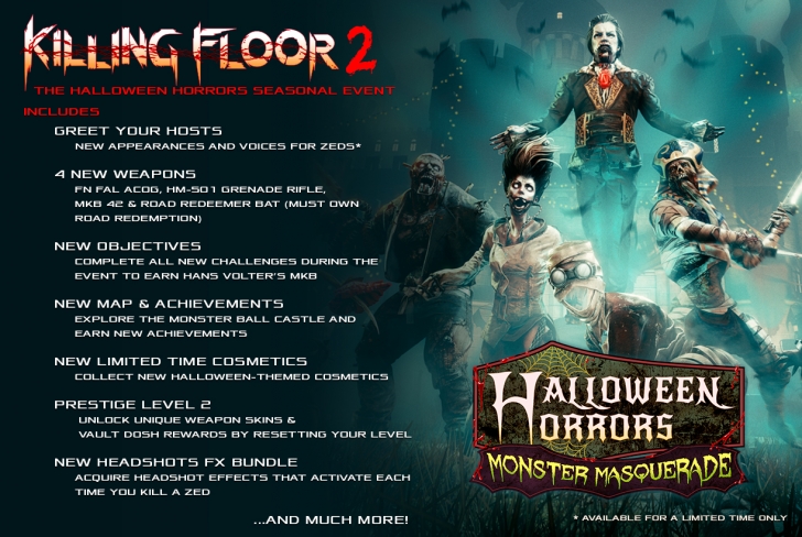 [Killing Floor 2] Halloween Horrors: Monster Masquerade Key Art ( 2 / 2 )