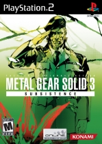 Metal Gear Solid 3: Subsistence Box Art